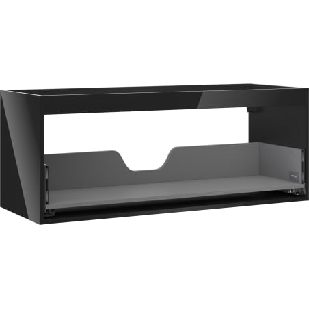 Mexen Box-A korpus szafki podumywalkowej 120 cm, 1 szuflada, czarny połysk - 91AX0-1200-470-1-70