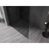Mexen Kioto-X ścianka prysznicowa Walk-in 110 x 200 cm, grafit 10 mm, gun gray szczotkowany - 800-110-101-66-40-X