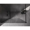 Mexen Kioto-X ścianka prysznicowa Walk-in 60 x 200 cm, grafit 10 mm, czarna - 800-060-101-70-40-X