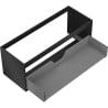 Mexen Box-A korpus szafki podumywalkowej 120 cm, 1 szuflada, czarny mat - 91AX0-1200-470-1-71