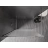 Mexen Kioto-XF ścianka prysznicowa Walk-in z ramką 130 x 202 cm, szron 10 mm, chrom - 800-130-104-01-30-X