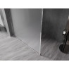 Mexen Kioto-XF ścianka prysznicowa Walk-in z ramką 160 x 202 cm, szron 10 mm, chrom - 800-160-104-01-30-X