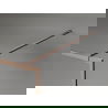 Mexen Kioto-XF ścianka prysznicowa Walk-in z ramką 120 x 202 cm, szron 10 mm, miedź szczotkowana - 800-120-104-65-30-X