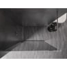 Mexen Kioto-XF ścianka prysznicowa Walk-in z ramką 160 x 202 cm, grafit 10 mm, chrom - 800-160-104-01-40-X