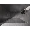 Mexen Kioto-XF ścianka prysznicowa Walk-in z ramką 90 x 202 cm, grafit 10 mm, nikiel szczotkowany - 800-090-104-97-40-X