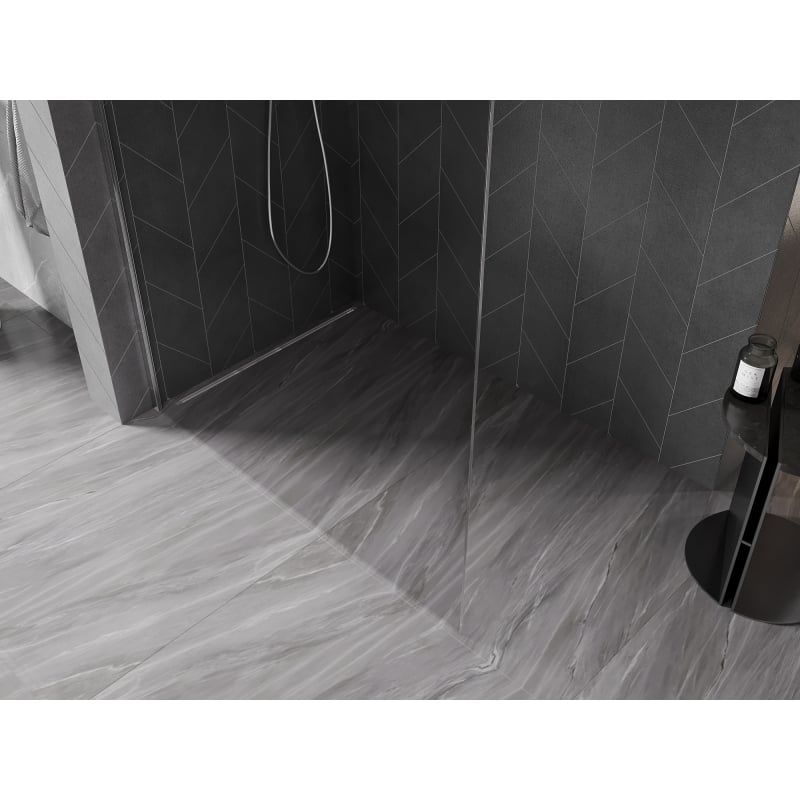 Mexen Kioto-X L ścianka prysznicowa Walk-in 70 x 200 cm, transparent 10 mm, chrom - 800-070-107-01-00-X