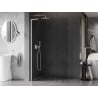 Mexen Kioto-X L ścianka prysznicowa Walk-in 50 x 200 cm, transparent 10 mm, biała - 800-050-107-20-00-X