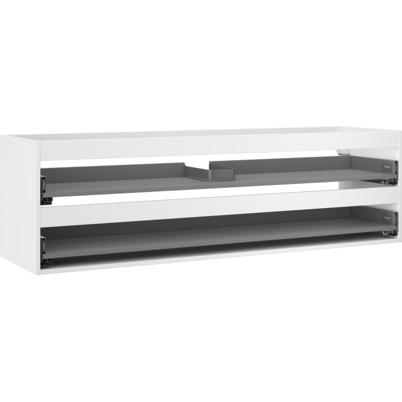 Mexen Box-A korpus szafki podumywalkowej 160 cm, 2 szuflady, biały mat - 91AX0-1600-470-2-01