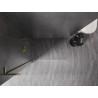 Mexen Kioto-X L ścianka prysznicowa Walk-in 90 x 200 cm, transparent 10 mm, złota - 800-090-107-50-00-X
