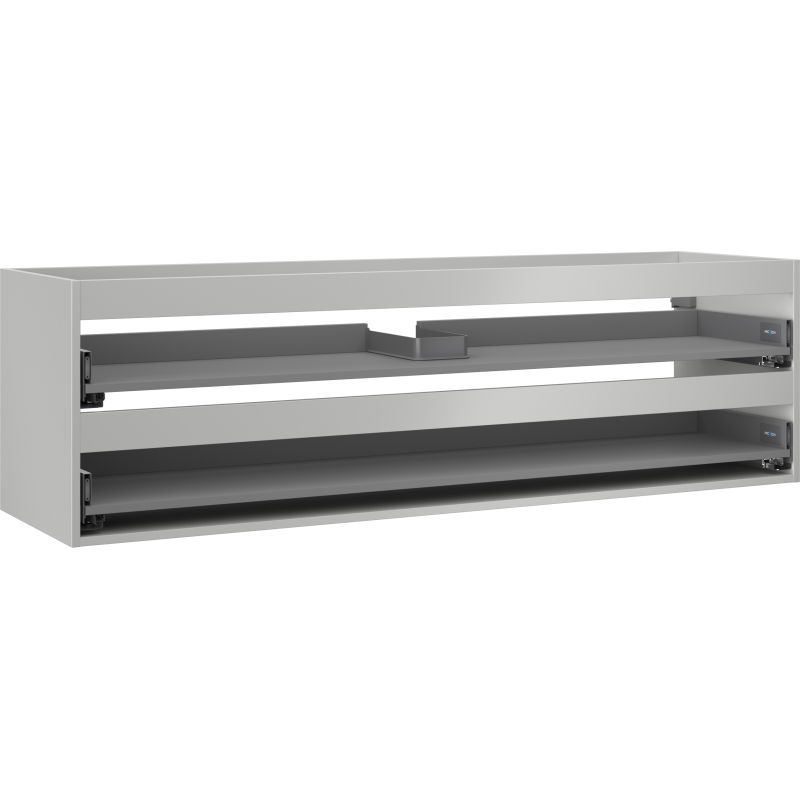 Mexen Box-A korpus szafki podumywalkowej 160 cm, 2 szuflady, szary mat - 91AX0-1600-470-2-62