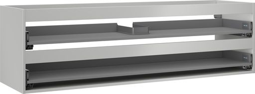 Mexen Box-A korpus szafki podumywalkowej 160 cm, 2 szuflady, szary mat - 91AX0-1600-470-2-62
