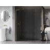 Mexen Kioto-X L ścianka prysznicowa Walk-in 120 x 200 cm, transparent 10 mm, złota szczotkowana - 800-120-107-55-00-X