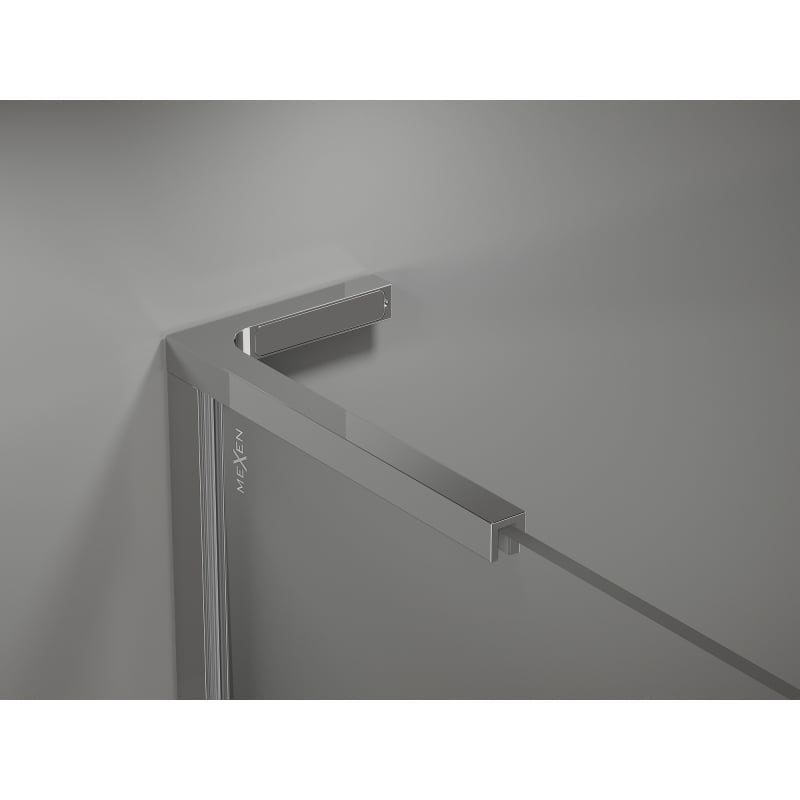 Mexen Kioto-X L ścianka prysznicowa Walk-in 50 x 200 cm, transparent 10 mm, chrom - 800-050-107-01-00-X
