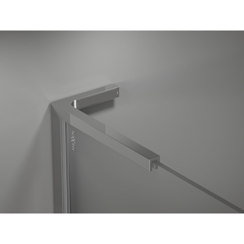 Mexen Kioto-X L ścianka prysznicowa Walk-in 70 x 200 cm, transparent 10 mm, chrom - 800-070-107-01-00-X