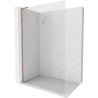 Mexen Kioto-X L ścianka prysznicowa Walk-in 60 x 200 cm, transparent 10 mm, miedź szczotkowana - 800-060-107-65-00-X