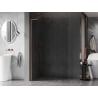 Mexen Kioto-X L ścianka prysznicowa Walk-in 60 x 200 cm, transparent 10 mm, miedź szczotkowana - 800-060-107-65-00-X