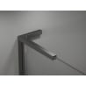Mexen Kioto-X L ścianka prysznicowa Walk-in 100 x 200 cm, transparent 10 mm, gun gray szczotkowany - 800-100-107-66-00-X