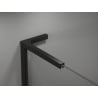 Mexen Kioto-X L ścianka prysznicowa Walk-in 100 x 200 cm, transparent 10 mm, czarna - 800-100-107-70-00-X