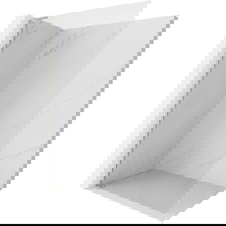 Mexen Kioto-X L ścianka prysznicowa Walk-in 70 x 200 cm, transparent 10 mm, nikiel szczotkowany - 800-070-107-97-00-X