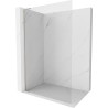 Mexen Kioto-X L ścianka prysznicowa Walk-in 100 x 200 cm, transparent 10 mm, nikiel szczotkowany - 800-100-107-97-00-X