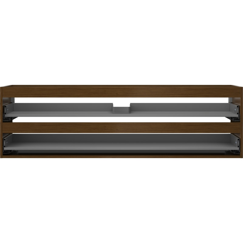 Mexen Box-A korpus szafki podumywalkowej 160 cm, 2 szuflady, orzech - 91AX0-1600-470-2-86