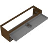 Mexen Box-A korpus szafki podumywalkowej 160 cm, 2 szuflady, orzech - 91AX0-1600-470-2-86