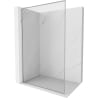 Mexen Kioto-F L ścianka prysznicowa Walk-in z ramką 80 x 202 cm, transparent 8 mm, chrom - 800-080-174-01-00