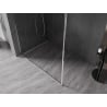Mexen Kioto-F L ścianka prysznicowa Walk-in z ramką 85 x 202 cm, transparent 8 mm, chrom - 800-085-174-01-00