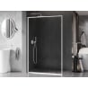 Mexen Kioto-F L ścianka prysznicowa Walk-in z ramką 110 x 202 cm, transparent 8 mm, biała - 800-110-174-20-00