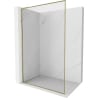 Mexen Kioto-F L ścianka prysznicowa Walk-in z ramką 110 x 202 cm, transparent 8 mm, złota - 800-110-174-50-00