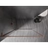Mexen Kioto-F L ścianka prysznicowa Walk-in z ramką 80 x 202 cm, transparent 8 mm, miedź szczotkowana - 800-080-174-65-00