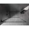Mexen Kioto-F L ścianka prysznicowa Walk-in z ramką 85 x 202 cm, transparent 8 mm, czarna - 800-085-174-70-00