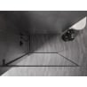 Mexen Kioto-F L ścianka prysznicowa Walk-in z ramką 65 x 202 cm, transparent 8 mm, gun metal - 800-065-174-95-00
