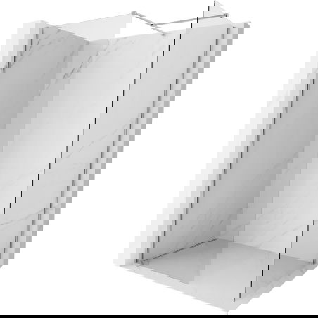 Mexen Kioto-X ścianka prysznicowa Walk-in 140 x 100 cm, transparent 10 mm, chrom - 800-140-202-01-00-100-X