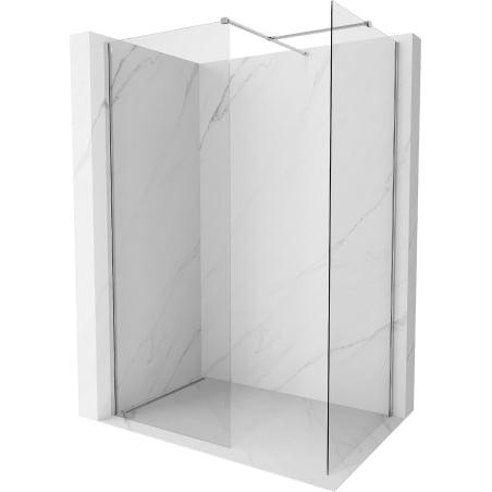 Mexen Kioto-X ścianka prysznicowa Walk-in 150 x 120 cm, transparent 10 mm, chrom - 800-150-202-01-00-120-X