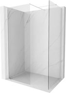 Mexen Kioto-X ścianka prysznicowa Walk-in 160 x 110 cm, transparent 10 mm, biała - 800-160-202-20-00-110-X