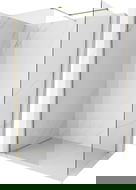 Mexen Kioto-X ścianka prysznicowa Walk-in 90 x 90 cm, transparent 10 mm, złota - 800-090-202-50-00-090-X