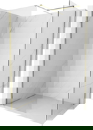 Mexen Kioto-X ścianka prysznicowa Walk-in 110 x 110 cm, transparent 10 mm, złota - 800-110-202-50-00-110-X