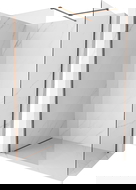 Mexen Kioto-X ścianka prysznicowa Walk-in 70 x 70 cm, transparent 10 mm, różowe złoto - 800-070-202-60-00-070-X