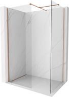 Mexen Kioto-X ścianka prysznicowa Walk-in 110 x 100 cm, transparent 10 mm, miedź szczotkowana - 800-110-202-65-00-100-X