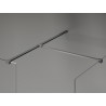 Mexen Kioto-X ścianka prysznicowa Walk-in 160 x 120 cm, transparent 10 mm, gun gray szczotkowany - 800-160-202-66-00-120-X