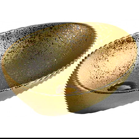 Mexen Elza umywalka nablatowa 40 x 33 cm, złota - 21014050