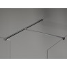 Mexen Kioto-X ścianka prysznicowa Walk-in 150 x 90 cm, transparent 10 mm, gun metal - 800-150-202-95-00-090-X