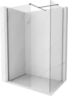 Mexen Kioto-X ścianka prysznicowa Walk-in 100 x 100 cm, transparent 10 mm, gun metal - 800-100-202-95-00-100-X