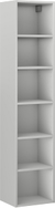 Mexen Box-A korpus słupka łazienkowego 35 cm, szary mat - 91AX1-1600-300-1-62
