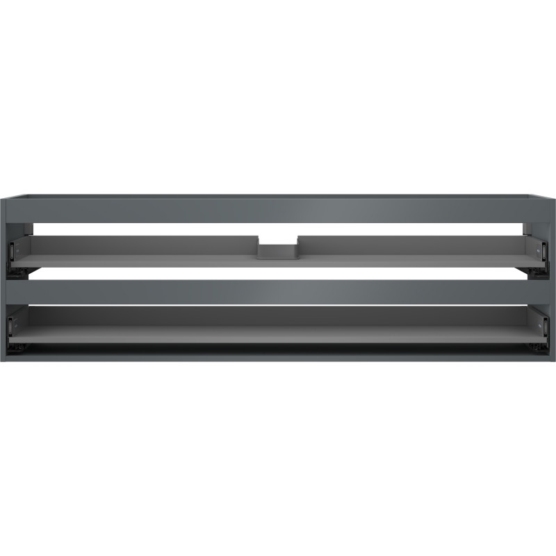 Mexen Box-A korpus szafki podumywalkowej 160 cm, 2 szuflady, grafit mat - 91AX0-1600-470-2-66