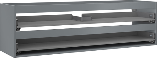 Mexen Box-A korpus szafki podumywalkowej 160 cm, 2 szuflady, grafit mat - 91AX0-1600-470-2-66