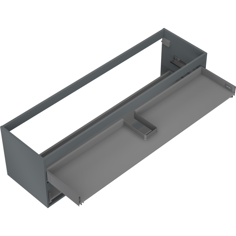 Mexen Box-A korpus szafki podumywalkowej 160 cm, 2 szuflady, grafit mat - 91AX0-1600-470-2-66