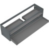 Mexen Box-A korpus szafki podumywalkowej 160 cm, 2 szuflady, grafit mat - 91AX0-1600-470-2-66