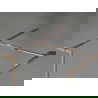 Mexen Kioto-XF ścianka prysznicowa Walk-in z ramką 150 x 90 cm, transparent 10 mm, różowe złoto - 800-150-202-04-60-090-XF